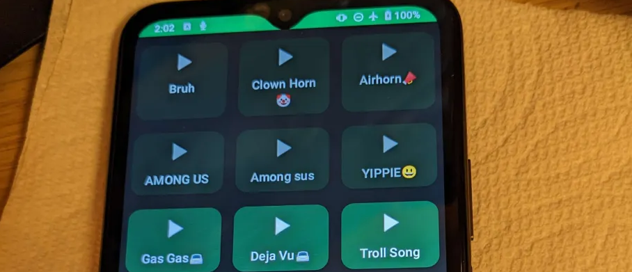 Keyboard soundboard app